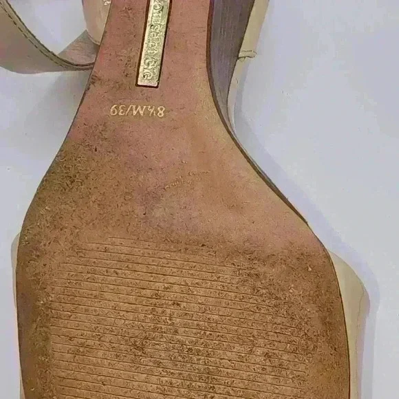 Louise et Cie Womens Punya Leather Wedge Slingback Sandals Odessa 8 1/2 - Picture 6 of 8